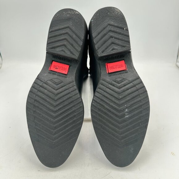 Durango Men Size UK 9 US 10 Black Leather Cowboy Pull On Western Boot - Picture 8 of 14